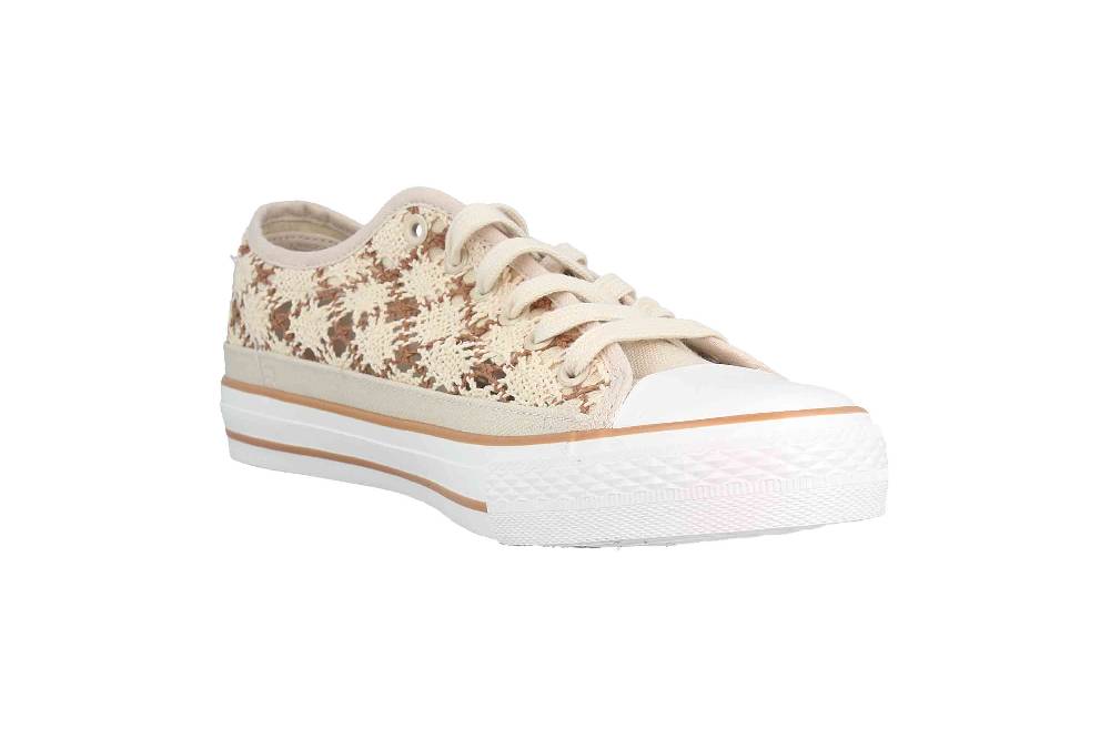 Fitters Footwear Nina Sneaker In Übergrößen Mehrfarbig 2.876922 Beige Brown Große Damenschuhe