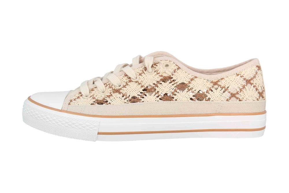 Fitters Footwear Nina Sneaker in Übergrößen Mehrfarbig 2.876922 Beige Brown große Damenschuhe