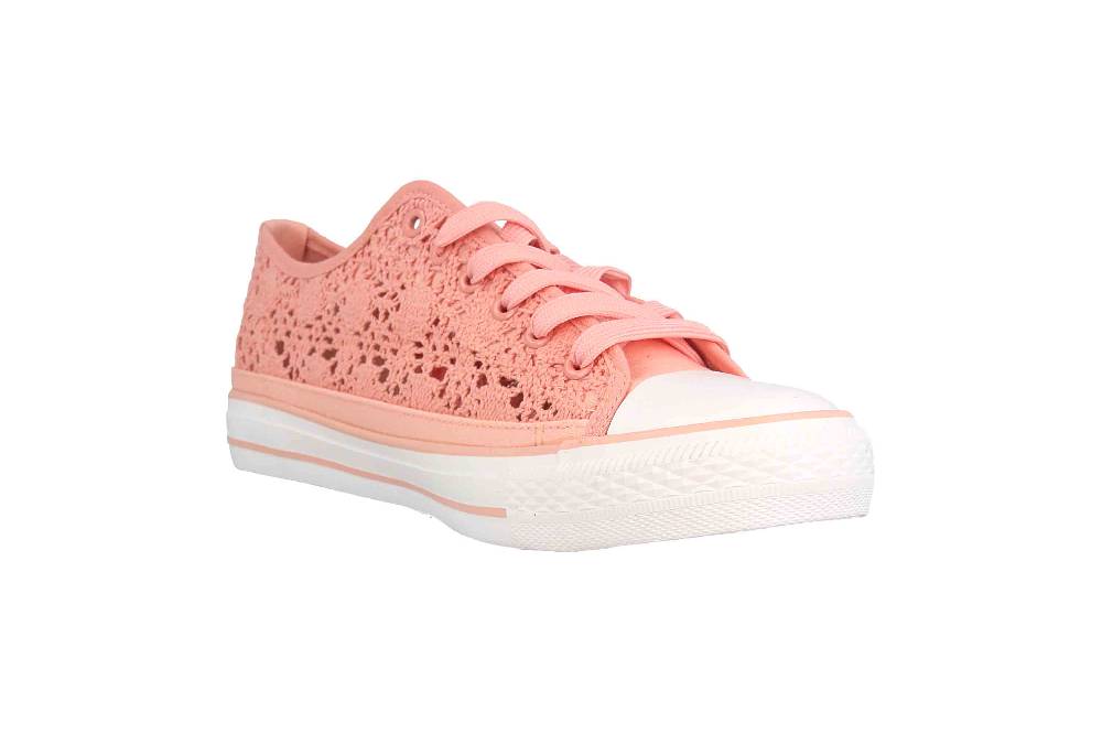 Fitters Footwear Nina Sneaker In Übergrößen Rosa 2.876922 Coral Große Damenschuhe
