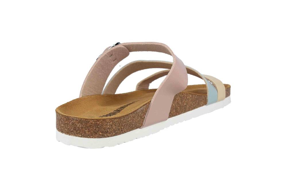 Fitters Footwear Pantoletten In Übergrößen Grün 2TM12002 Alice Mint Große Damenschuhe