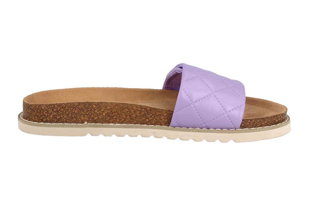Fitters Footwear Pantoletten In Übergrößen Lila 2TM12001 Jade Lilac Große Damenschuhe