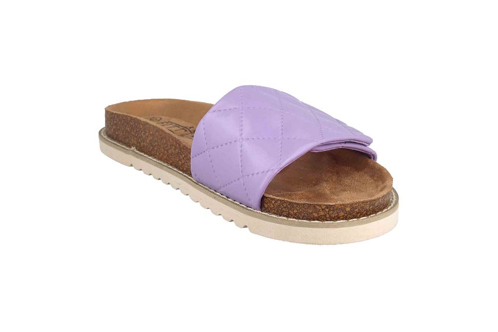 Fitters Footwear Pantoletten In Übergrößen Lila 2TM12001 Jade Lilac Große Damenschuhe