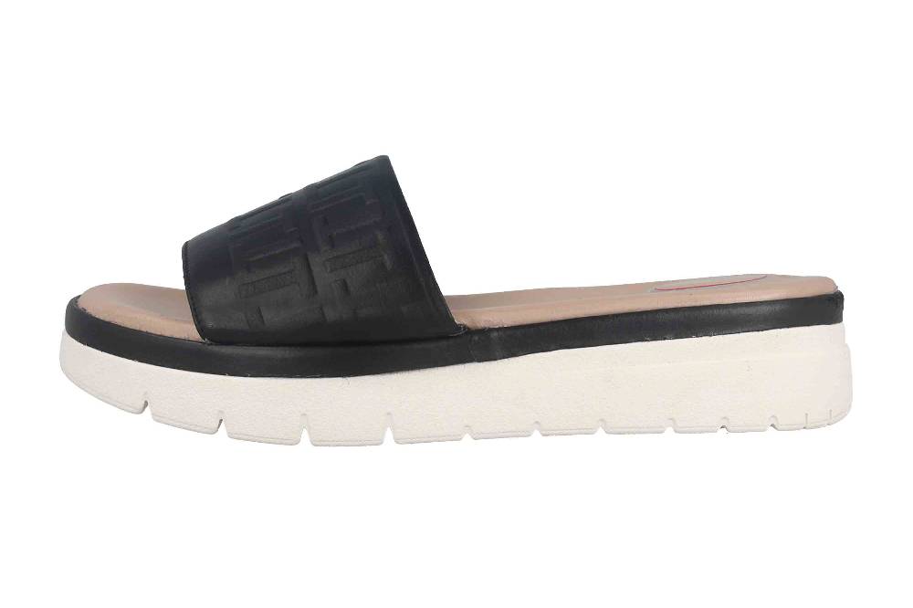 Fitters Footwear Pantoletten in Übergrößen Schwarz 2TM12001 Jade Black große Damenschuhe