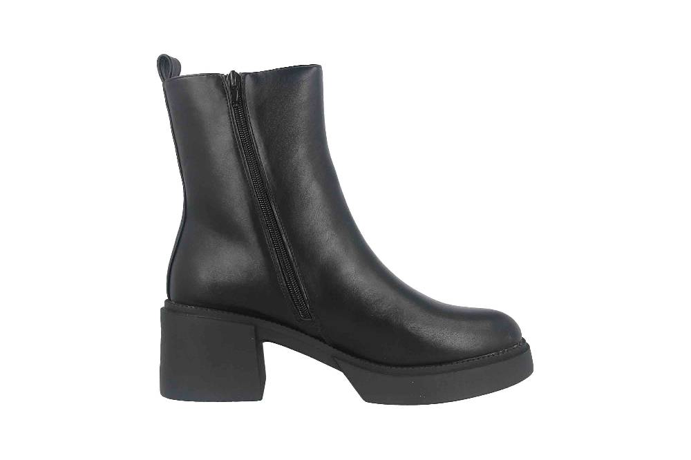 Fitters Footwear Pia Stiefeletten In Übergrößen Schwarz 2TT0301402 Black Große Damenschuhe
