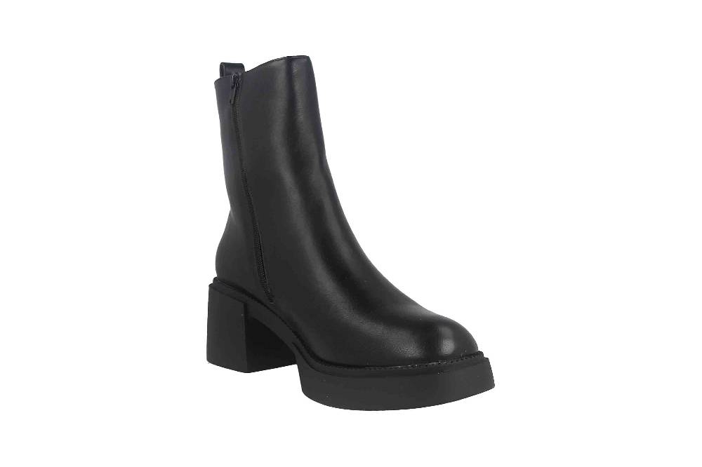 Fitters Footwear Pia Stiefeletten In Übergrößen Schwarz 2TT0301402 Black Große Damenschuhe