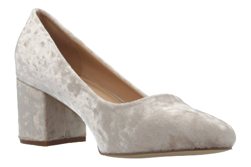 Fitters Footwear Pumps In Übergrößen Beige 2.978609 Sesy Beige Velvet Große Damenschuhe
