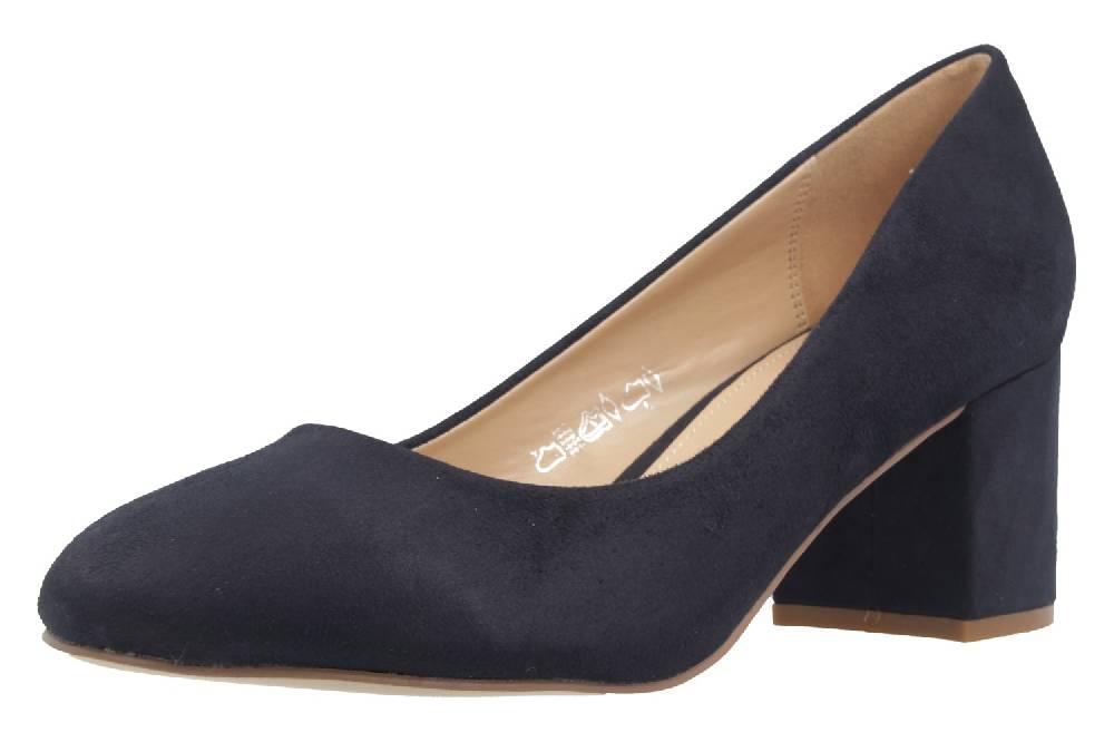 Fitters Footwear Pumps in Übergrößen Blau 2.978609 Navy große Damenschuhe