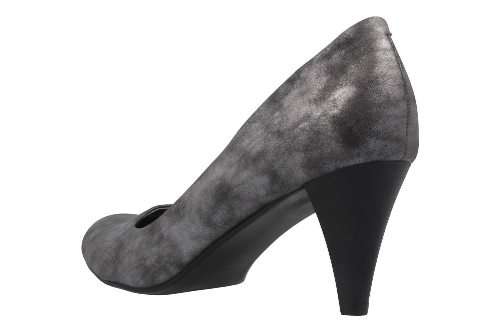 Fitters Footwear Pumps In Übergrößen Schwarz 2.469201 Black Metallic Große Damenschuhe