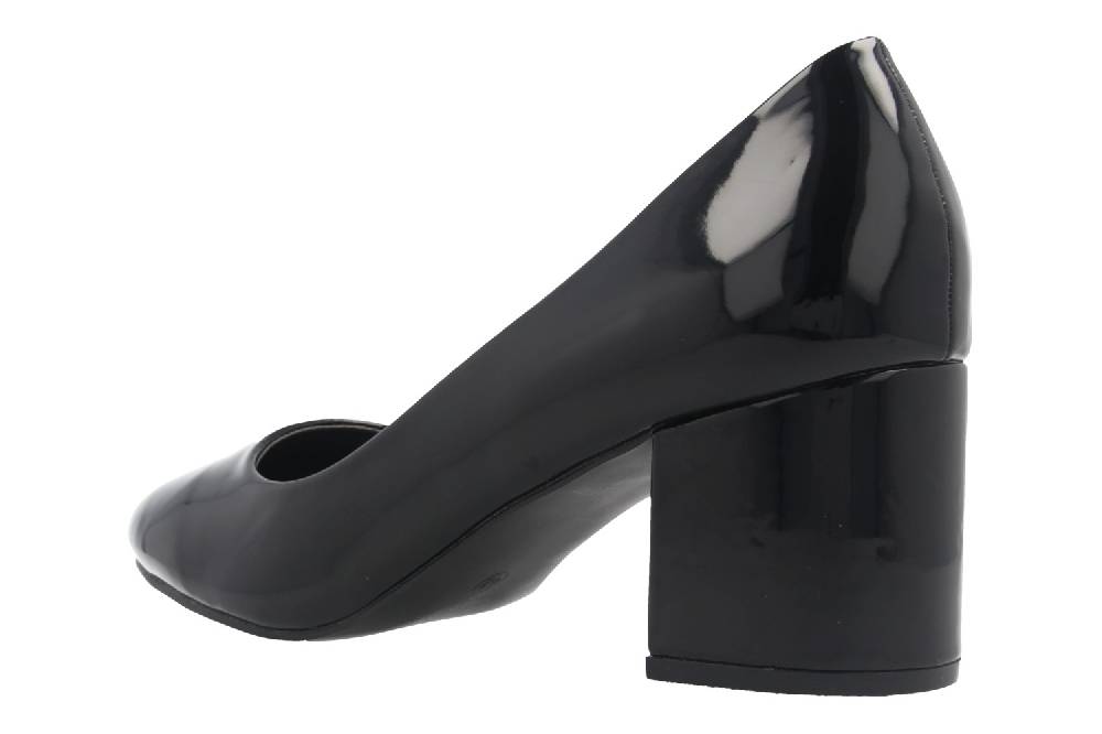 Fitters Footwear Pumps In Übergrößen Schwarz 2.978609 Black Lack Große Damenschuhe