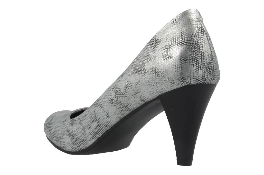 Fitters Footwear Pumps In Übergrößen Silber 2.469201 Silver PU Metallic Große Damenschuhe