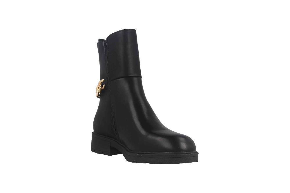 Fitters Footwear Rabea Stiefeletten In Übergrößen Schwarz 2AA0381301 Black Große Damenschuhe