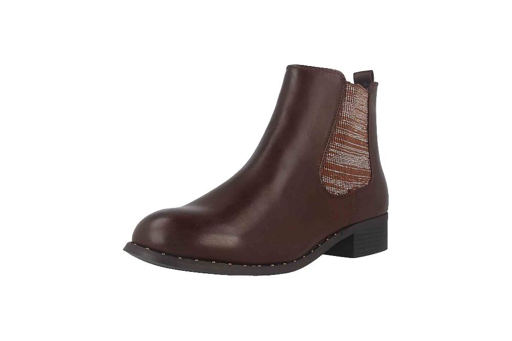 Fitters Footwear Sabine Stiefeletten In Übergrößen Braun 2239217 Brown Große Damenschuhe