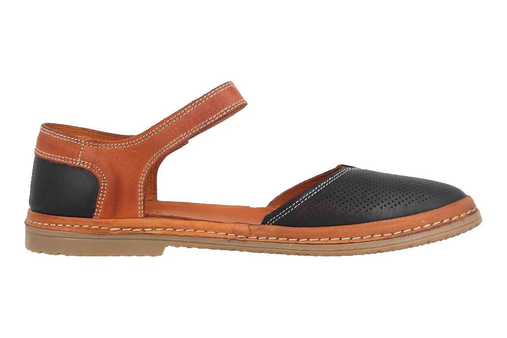 Fitters Footwear Sandalen In Übergrößen Beige 2TM12005 Jolie Tan Große Damenschuhe