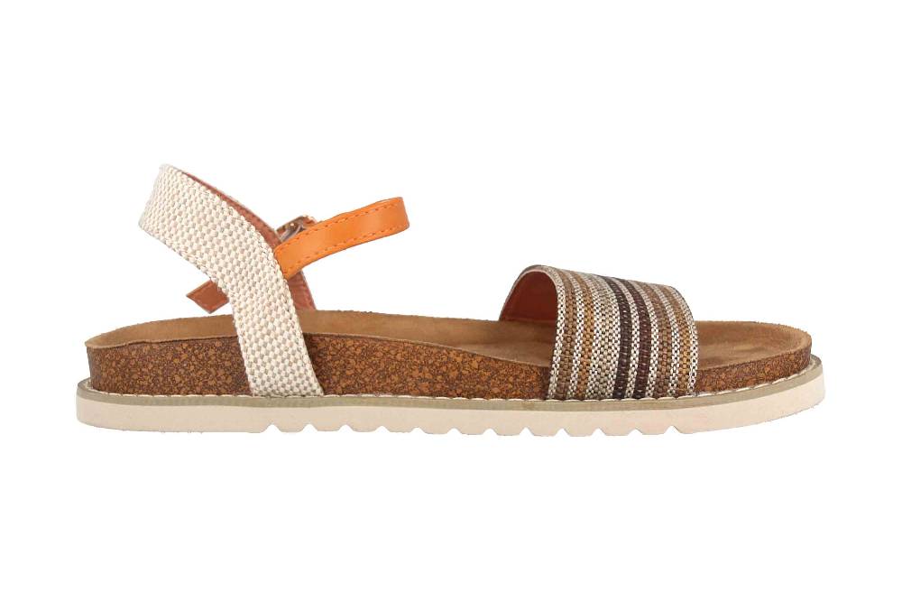 Fitters Footwear Sandalen In Übergrößen Orange 2TM12003 Anouk Orange Große Damenschuhe