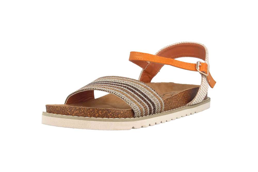 Fitters Footwear Sandalen In Übergrößen Orange 2TM12003 Anouk Orange Große Damenschuhe