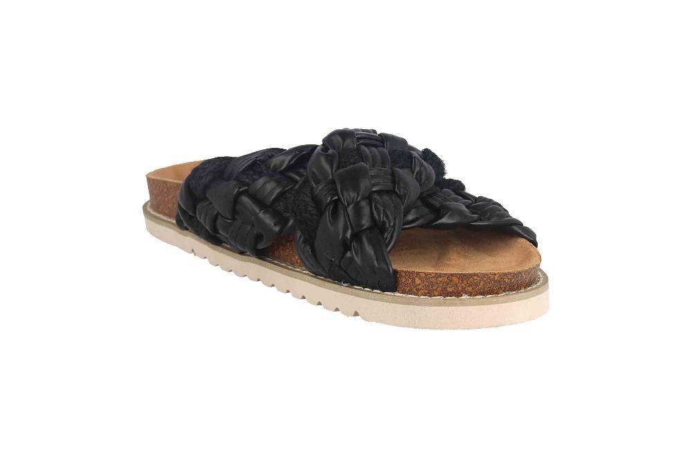 Fitters Footwear Sandalen In Übergrößen Schwarz 2TM12002 Alice Black Große Damenschuhe