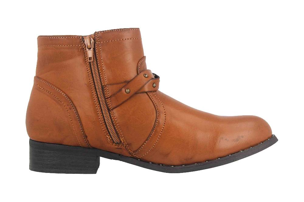 Fitters Footwear Shannon Stiefeletten In Übergrößen Braun 2.239201 Brandy Große Damenschuhe
