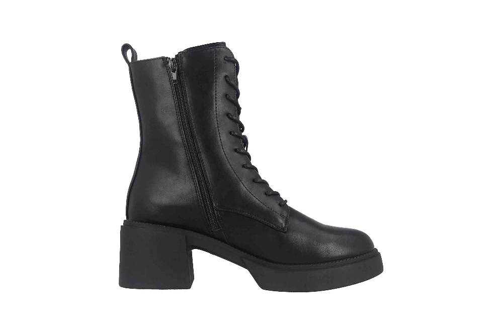 Fitters Footwear Simona Stiefeletten In Übergrößen Schwarz 2TT0300201 Black Große Damenschuhe
