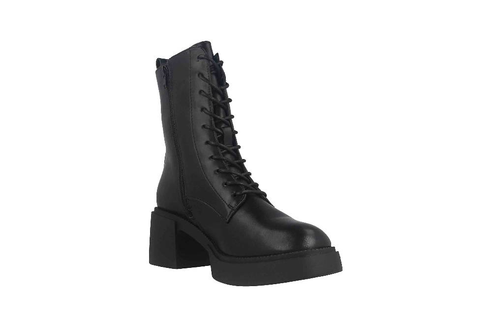 Fitters Footwear Simona Stiefeletten In Übergrößen Schwarz 2TT0300201 Black Große Damenschuhe