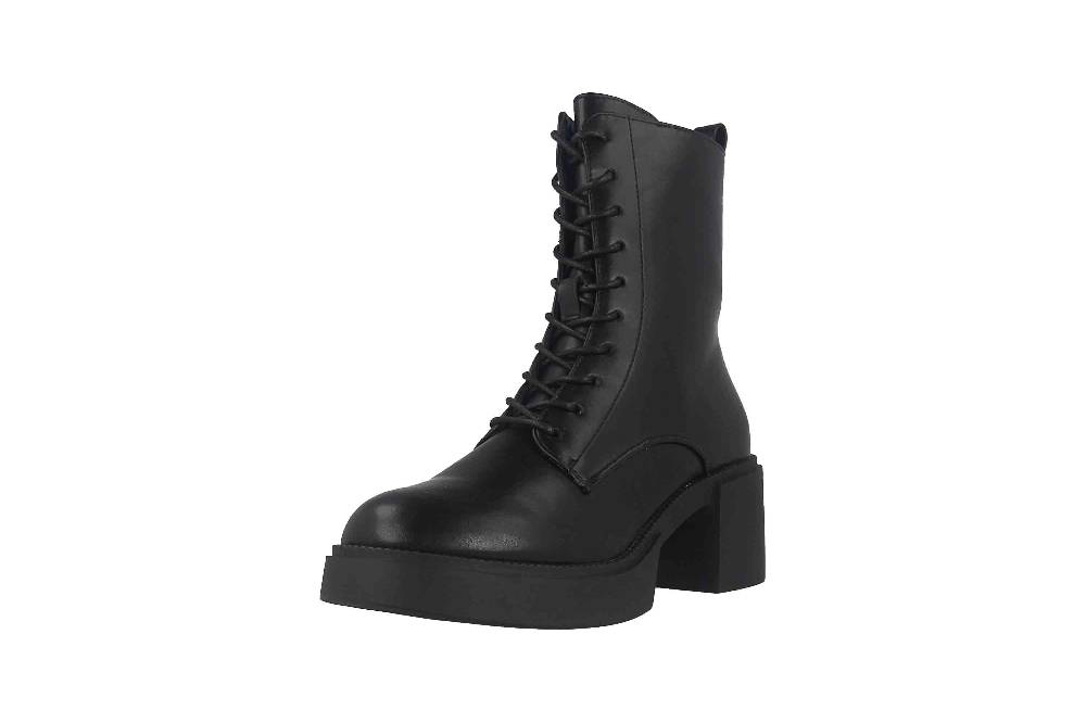 Fitters Footwear Simona Stiefeletten In Übergrößen Schwarz 2TT0300201 Black Große Damenschuhe