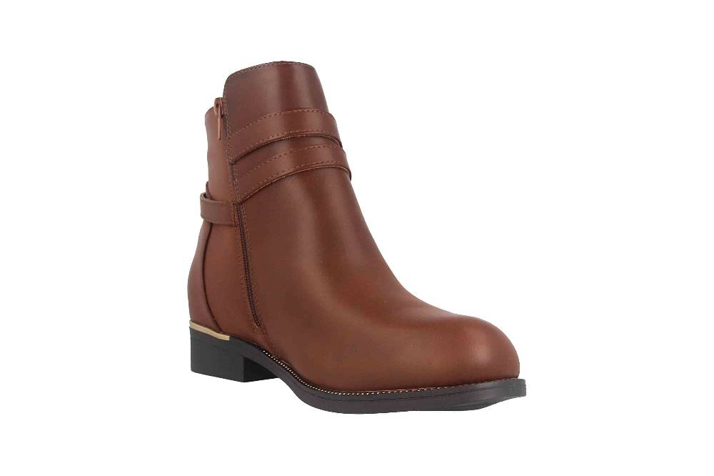 Fitters Footwear Sina Stiefeletten In Übergrößen Braun 2AA0211306 Cognac Große Damenschuhe