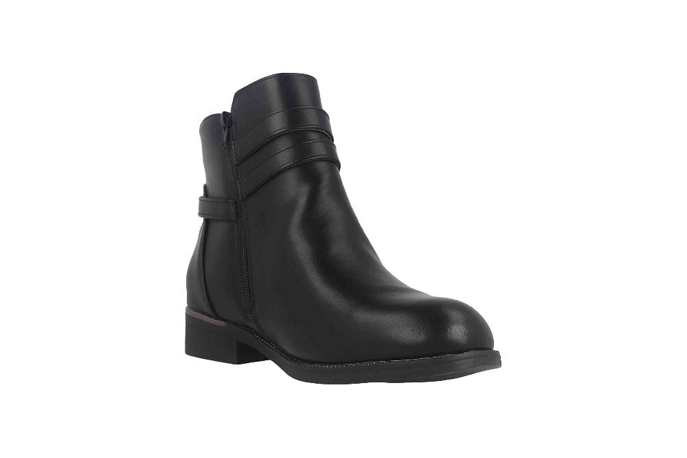 Fitters Footwear Sina Stiefeletten In Übergrößen Schwarz 2AA0211306 Black Große Damenschuhe