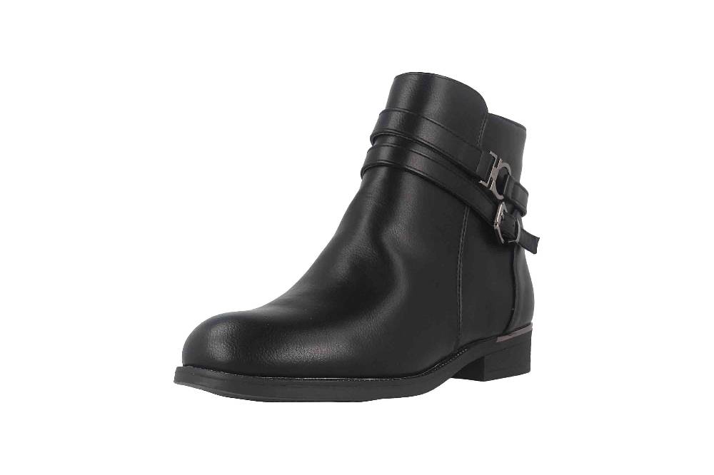 Fitters Footwear Sina Stiefeletten In Übergrößen Schwarz 2AA0211306 Black Große Damenschuhe