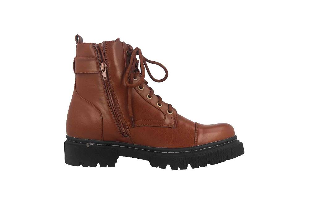 Fitters Footwear Stiefel In Übergrößen Braun 2AC3802 Zita Cognac Große Damenschuhe