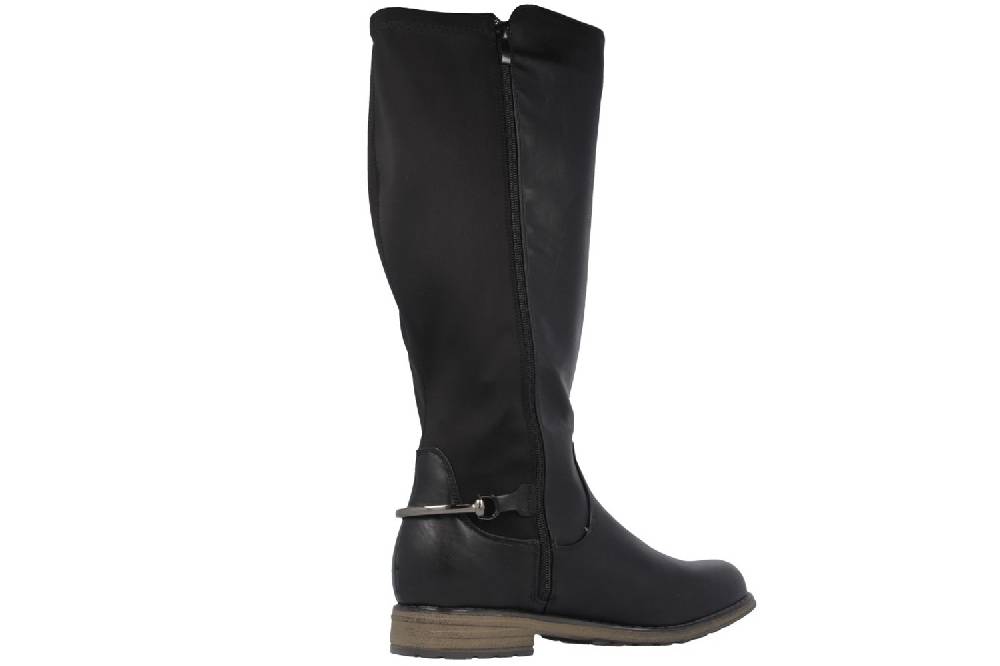 Fitters Footwear Stiefel In Übergrößen Schwarz 2.823951 Black Große Damenschuhe