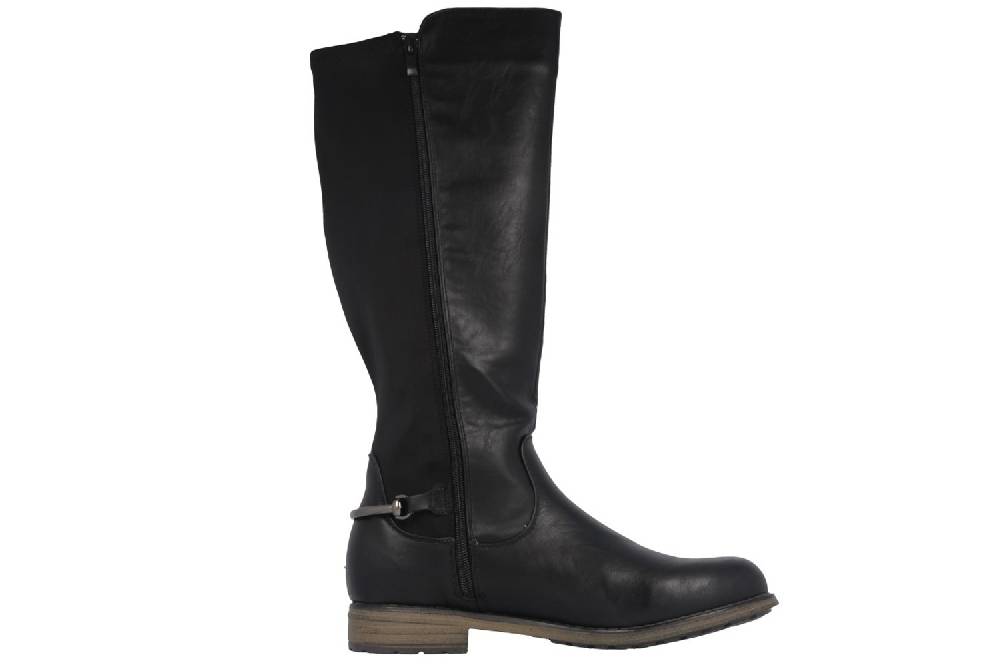 Fitters Footwear Stiefel In Übergrößen Schwarz 2.823951 Black Große Damenschuhe