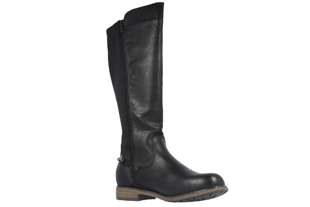 Fitters Footwear Stiefel In Übergrößen Schwarz 2.823951 Black Große Damenschuhe