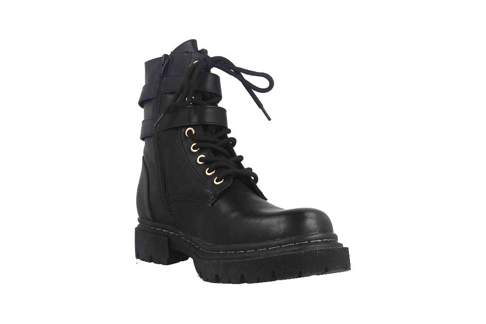 Fitters Footwear Stiefel In Übergrößen Schwarz 2AC3805 Tatia Black Große Damenschuhe