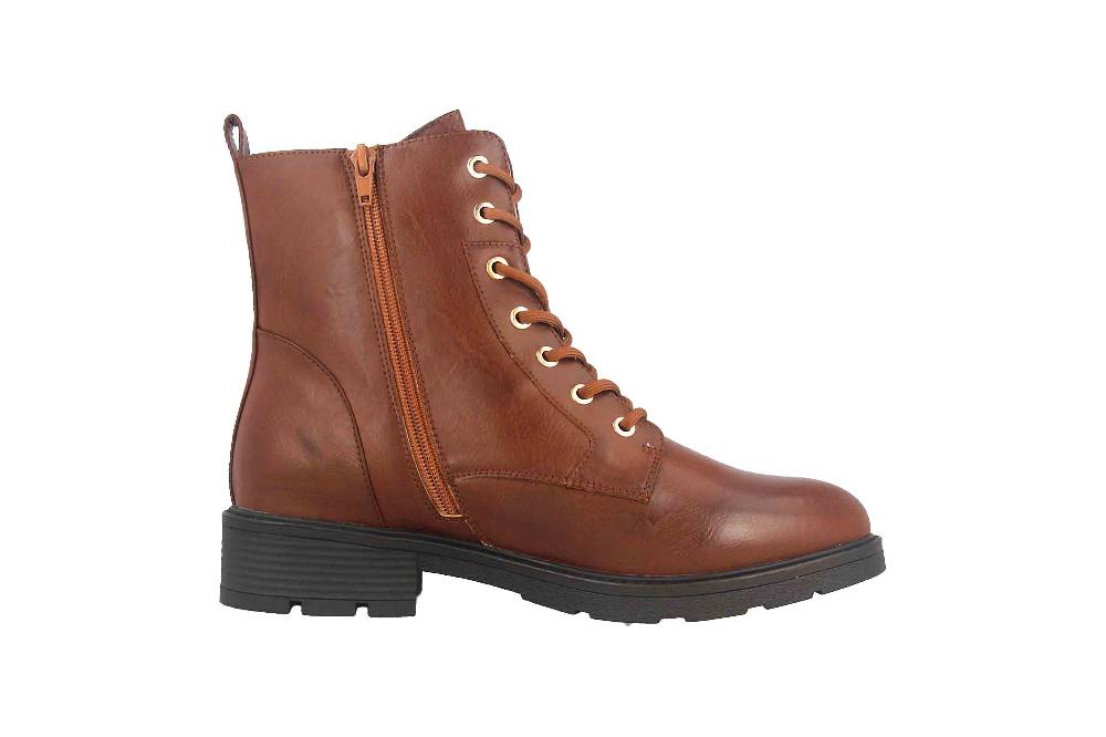 Fitters Footwear Stiefeletten In Übergrößen Braun 2237233 Perunscha Brandy Große Damenschuhe