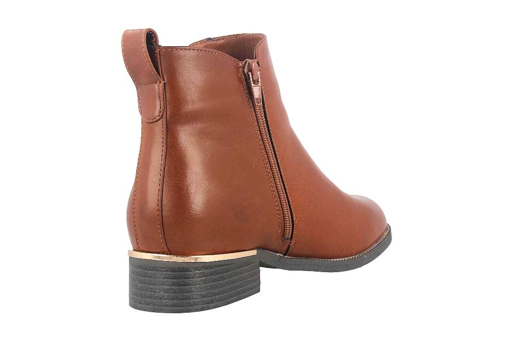Fitters Footwear Stiefeletten In Übergrößen Braun 2232637 Paula Brandy Große Damenschuhe