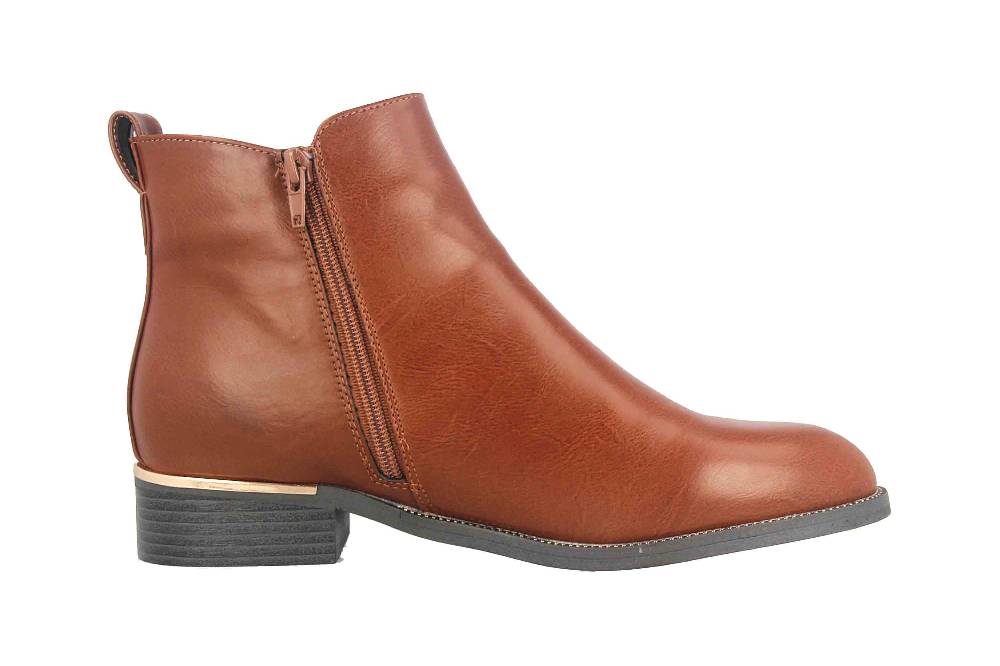 Fitters Footwear Stiefeletten In Übergrößen Braun 2232637 Paula Brandy Große Damenschuhe