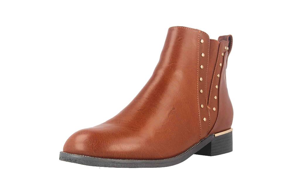 Fitters Footwear Stiefeletten In Übergrößen Braun 2232637 Paula Brandy Große Damenschuhe