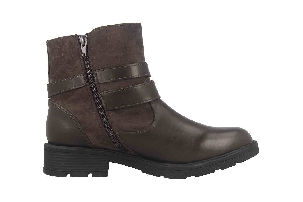 Fitters Footwear Stiefeletten In Übergrößen Grau 2237218 Laia Grey Große Damenschuhe