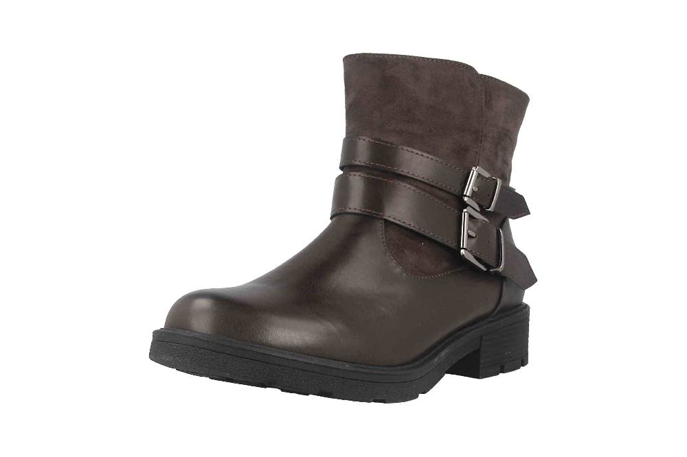 Fitters Footwear Stiefeletten In Übergrößen Grau 2237218 Laia Grey Große Damenschuhe