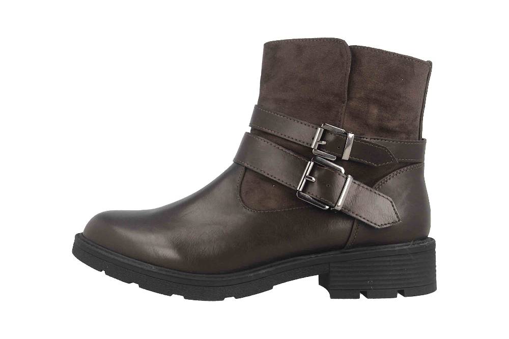 Fitters Footwear Stiefeletten in Übergrößen Grau 2237218 Laia Grey große Damenschuhe