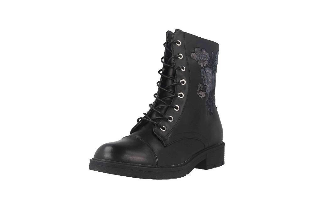 Fitters Footwear Stiefeletten In Übergrößen Schwarz 2239215 Tamara Black Große Damenschuhe