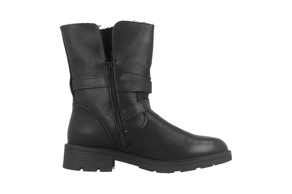 Fitters Footwear Stiefeletten In Übergrößen Schwarz 2237215 Nicola Black Große Damenschuhe