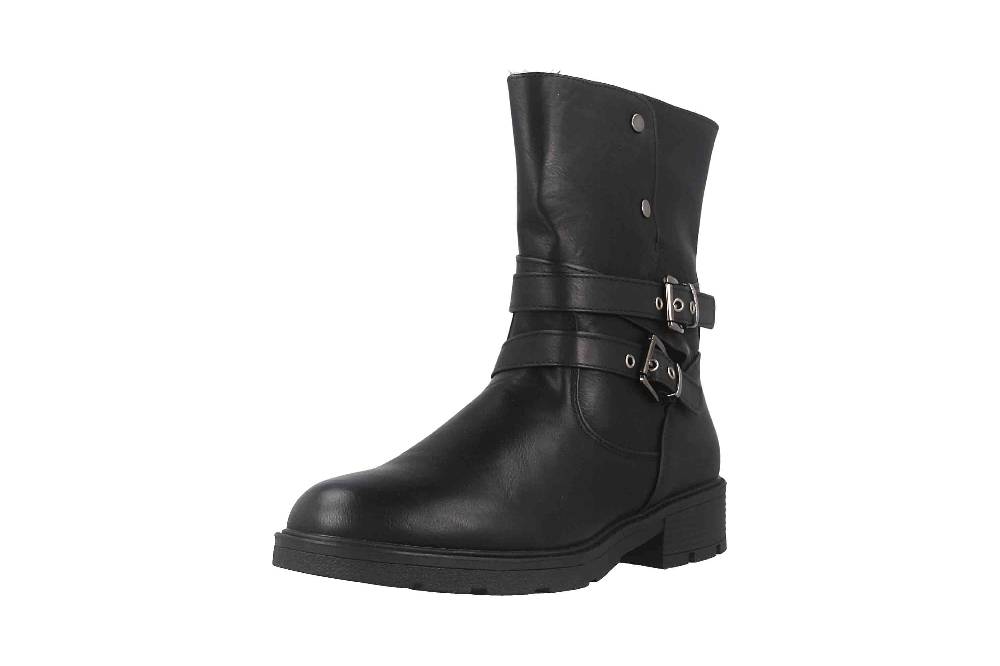 Fitters Footwear Stiefeletten In Übergrößen Schwarz 2237215 Nicola Black Große Damenschuhe
