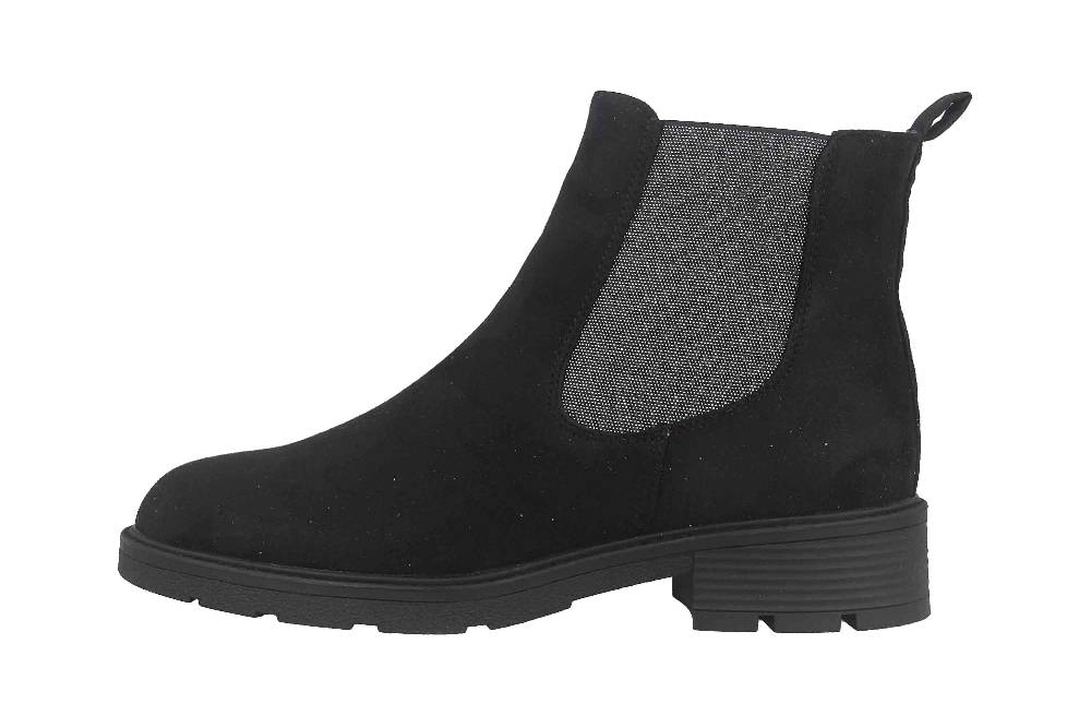 Fitters Footwear Stiefeletten in Übergrößen Schwarz 2237210 Mena black große Damenschuhe