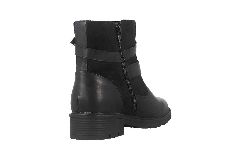 Fitters Footwear Stiefeletten In Übergrößen Schwarz 2237218 Laia Black Große Damenschuhe