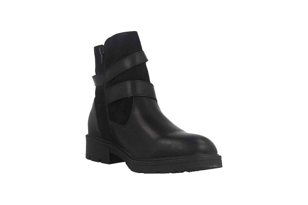 Fitters Footwear Stiefeletten In Übergrößen Schwarz 2237218 Laia Black Große Damenschuhe