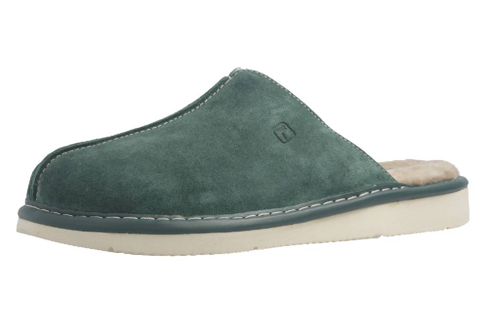 Fortuna Hausschuhe in Übergrößen Grün 446001-03-150 große Damenschuhe