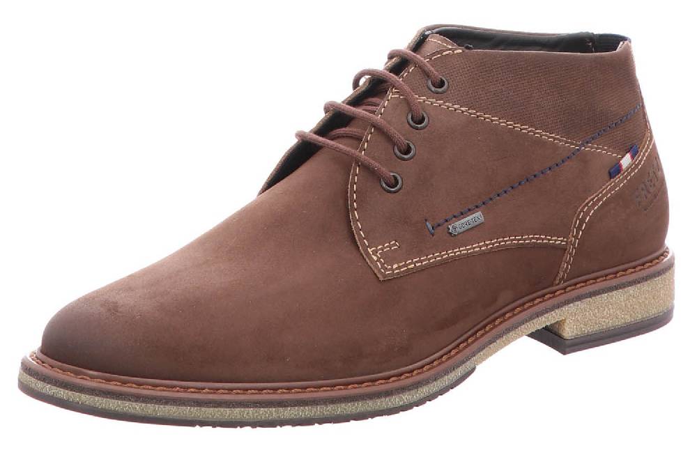 Fretz Men Andrew Boots in Übergrößen Braun 6916.8116-38 große Herrenschuhe