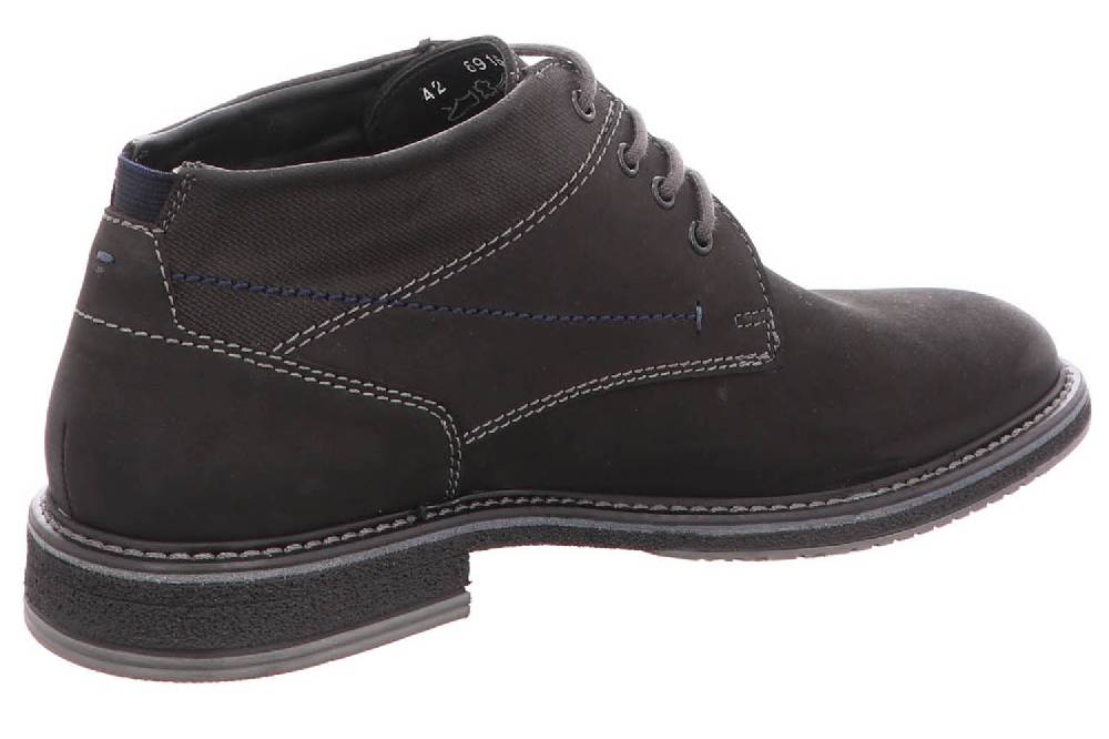 Fretz Men Andrew Boots In Übergrößen Schwarz 6916.8116-51 Große Herrenschuhe