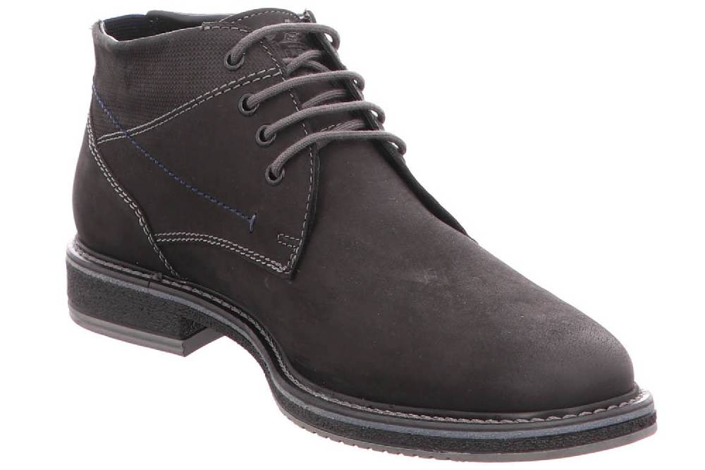 Fretz Men Andrew Boots In Übergrößen Schwarz 6916.8116-51 Große Herrenschuhe