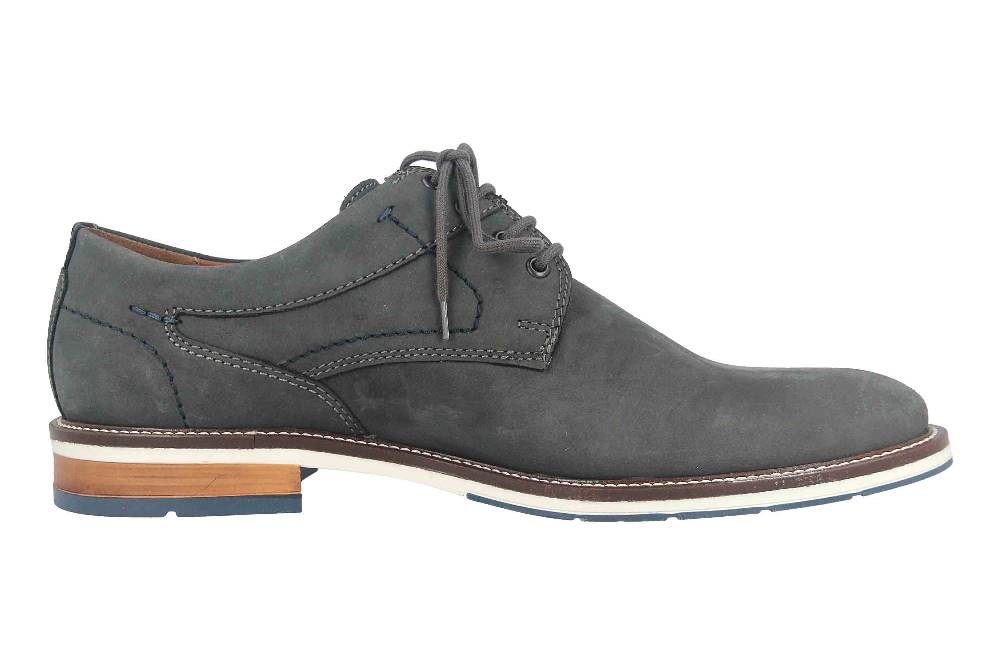 Fretz Men Andrew Halbschuhe In Übergrößen Blau 6951.4516-32 Große Herrenschuhe